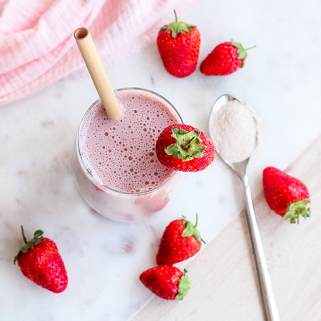 Hormone Balancing Strawberry Smoothie