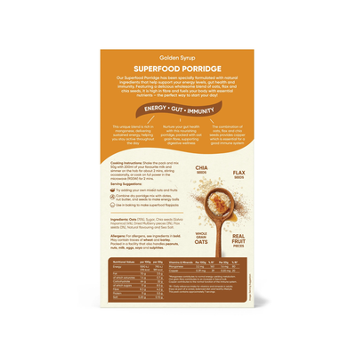 Superfood Porridge - Golden Syrup & Chia